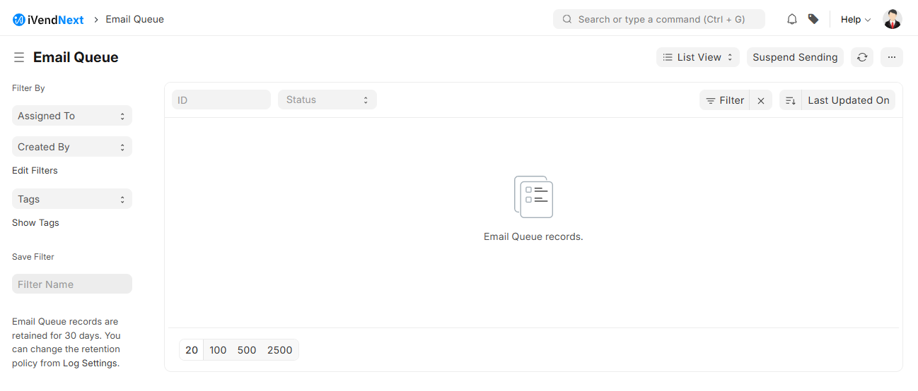 Email Queue